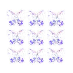 LONGWIN 60pcs AB Butterfly Crystal Beads 10mm Vertical Hole Adabele Austrian Butterfly Glass Pendants Beads Charms for DIY Project Earring, Necklaces, Bracelets, Jewelry Making