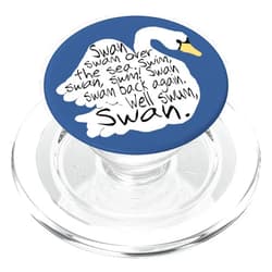 Amy Hadden Swan Tongue Twister PopSockets PopGrip for MagSafe