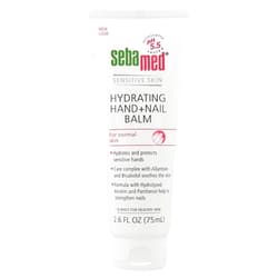 Sebamed Hand and Nail Balm pH 5.5 for Sensitive Skin Hypoallergenic Non-greasy Dermatologist Recommended Moisturizer 2.6 Fluid Ounces (75mL)