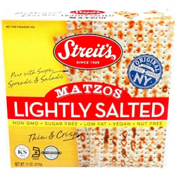 Streits, Lightly Salted Matzo, 11 Oz (Single)