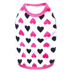 DroolingDog Small Dog Tshirt Pet Shirt for Cat Large Dog Shirts Cat Clothes, Large, Pink