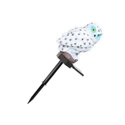 ORFOFE Solar Owl Outdoor Garden Statue Ground Insert Light Outdoor Solar Lamp Owl Solar Lamp Yard Lamp forBeautiful Garden Decor