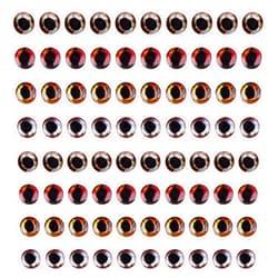 JSHANMEI Fishing Lure Eyes, 4D Realistic Artificial Fish Eyes Fly Tying Lure Eyes for Fishing Bait Making Kit Holographic Fishing Lure Eyes Fly Tying Material Craft DIY Fishing Tool