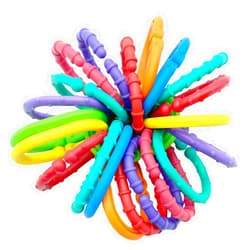 COLVWOFA Baby Toys Links-to-Go Car Seat and Hanging Stroller Ring Toy, Larger Connecting Ring Travel Accessory Set