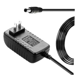 SUICINGU 9V 2A Power Supply Adapter AC 110V-240V to DC 9Volt 2A 1.5A 1A 750mA 0.5A Power Supply Adapter Transformer with 5.5mm*2.1mm/2.5mm US Plug