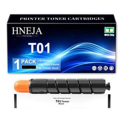 HNEJA T01 Toner Cartridge Replacement, Compatible 8066B001 8067B001 8068B001 8069B001 Toner Cartridges for Canon ImagePRESS C60 C65 C650 C700 C710 C750 C800 C810 C850 C910 Printer,Black-1 Pack
