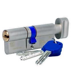 CAVEO TS007 3 Star Euro Thumbturn Cylinder 30mm External / 35mm Turn, Dual Finish