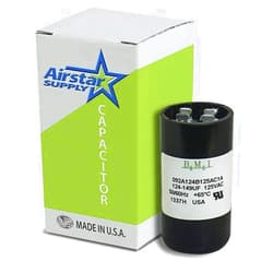 BMI 124-149 uF x 110/125 VAC - Well Pump Motor Start Capacitor - BMI Replacement # 092A124B125AC1A - Made in The USA