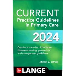 Jacob A. David CURRENT Practice Guidelines in Primary Care 2024