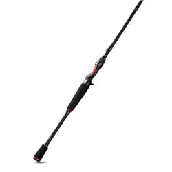 Piscifun Torrent Fishing Rod, IM6 Carbon Baitcaster Rod & Spinning Rod, High Sensitive Lightweight Casting Rod & Spinning Fishing Rod, Zirconium Oxide Rings, 2 Pieces Baitcast Rod & Spin Rod