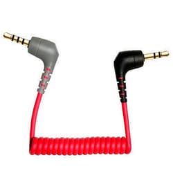 QJYTH TRS to TRRS Adapter, SC7 Patch Microphone Cable Compatible with Rode SC7, VideoMic, VideoMicro Go, Boya and More External Mic, TRRS Cord Fits for iPhone, Smartphone and Tablets(1 PCS)