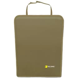 TIKE SMART Luxury Clean-Edge Kick Mat - Seat Back Protector and Seat Cover with Invisible Strap and Stiff Edging (1 Mat)