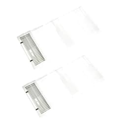 Ridgesun Magnetic Air Vent Extender for Under Furniture,Stronger Plastic Vent deflectors,Secured Magnet, Fits Floor Registers Up to 13'' Wide, Extends from 17''-30''.2 Pack