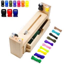 Afantti Bracelet Maker Making Kit Paracord Jig Tool with | 10 Paracord | for Braiding Bracelets