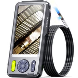 Teslong 5mm Dual Lens Inspection Camera, Teslong Borescope with LED Light, HD Industrial Endoscope, 5