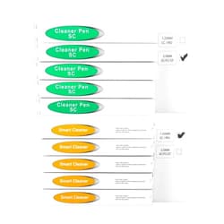 Duogalia 5 Pack Fiber Cleaner Pen for 1.25 mm LC/MU + 5 Pack Fiber Optic Cleaning Tools for 2.5mm SC/ST/FC Connector Over 800 Cleans Fiber End Face Cleans & Optical Connector Cleans (10 PC)