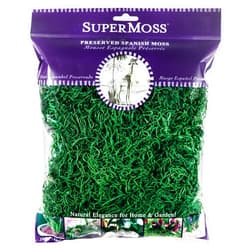 SuperMoss (26908 Spanish Moss Preserved, Hunter, 120 Cubic Inch (Appx. 4oz)
