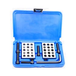 Yunnergo Pair of Ultra-Precision 1 x 2 x 3-Inch Parallel Blocks Set 23 Holes 0.0001 Precision with Case&Screws