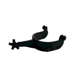 Formay Men's Black Bull Riding Spurs