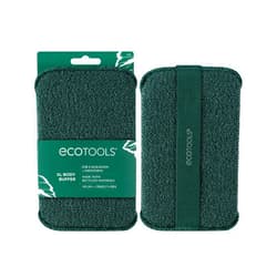 EcoTools XL Body Buffer, Exfoliating Body Scrubber, Large Sponge for Whole Body Cleansing, Quickly Remove Dry Skin, Eco-Friendly Bath Accessory for Men & Women, Cruelty-Free, 1 Count