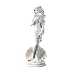 Design Toscano Birth of Venus, Roman Patroness of Love Indoor/Outdoor Garden Statue, 25 inches tall, Cast Stone Resin, Antique Stone Finish