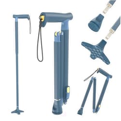 Michael Graves Design Michael Graves Quick Fold Walking Cane for Men and Women - Foldable Walking Stick for Stability and Style - Collapsible Folding Cane - Walking Sticks for Seniors & Adults