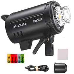 Godox DP600III-V Upgraded Studio Flash Light 600Ws Power GN106 5600±200K Strobe Lighting Built-in 2.4G Wireless X System Bowens Mount Photography Flashes for Wedding Fashion Advertising Photography