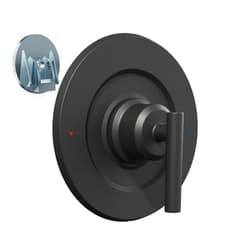 Sxtrrdnary Replacement for Moen single Lever Handle T2901BL Trim Kit, Compatible with Moen Gibson Posi-Temp Shower/Tub 2510/2520/2570/2590 Pressure balanced Valves,Durable Solid Metal,Matte Black