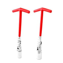 QWORK Universal Spark Plug Socket Wrench, 2 Set 5/8