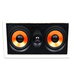 Micca M-CS Dual 5.25 Inch 2-Way in-Wall Center Channel Speaker for Home Theater, Whole House Audio, MTM LCR Design, 5.25