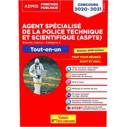 Nathalie Ferry,Dominique Herbaut,Emmanuel Kerdraon,Hervé Macquart Concours Agent spécialisé de la police technique et scientifique (ASPTS) - Catégorie C - Tout-en-un: Concours 2020-2021