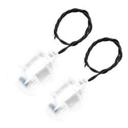 uxcell Vibration Motors DC 12V 4000RPM Massager Vibrating Motor with White Shell 58x44x30mm 2Pcs