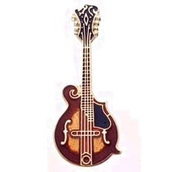 Alberts Gifts Music String Instrument Pins/Assorted Types, Colors, & Designs