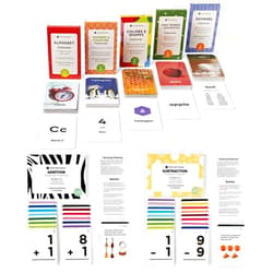Think Tank Scholar 180 Preschool Flash Cards Bundle + 152 Addition & Subtraction Flash Cards | Pocket-Size (All Facts: 1-12 Add | 1-15 Sub)