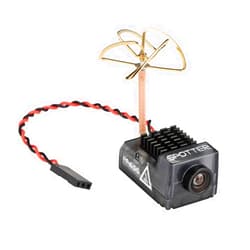 Crazepony Spotter V2 Micro FPV AIO Camera 5.8G with OSD Integrated Mic FOV170 Degree 700TVL Video Transmitter 40CH 20MW-200MW Adjustable VTX for Mini FPV RC Drone