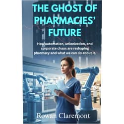 By Rowan Claremont (Author), Soren Maxfield (Author) The Ghost of Pharmacies’ Future: How Automation, Unionization, and Corporate Chaos Are Reshaping Pharmacy—And What We Can Do About It