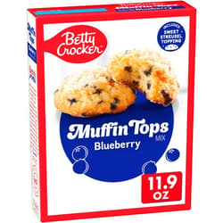 Betty Crocker Muffin Tops Mix, Blueberry, With Topping, 11.9 oz
