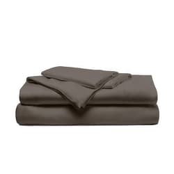 Cariloha Resort Viscose Derived from Bamboo Bed Sheets - Luxury, Cooling & Super Soft Bed Sheet Set - Includes Flat & Fitted Sheet Plus 2 Pillowcases - King - Onyx