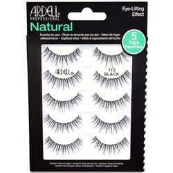 Ardell False Eyelashes Natural 110 Black, 1 pack (5 pairs per pack)