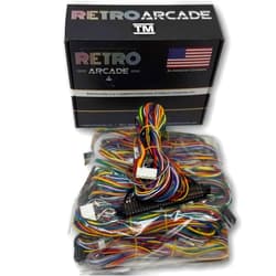 RetroArcade.us Jamma Board Standard Cabinet Wiring Harness Loom for Jamma 60-in-1 PCB Board (10 Pack)