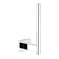 Grohe 40623001 Essentials Cube Spare Toilet Paper Holder, Starlight Chrome