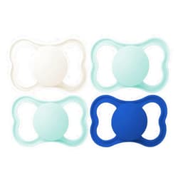 MAM Air Matte Pacifiers, for Sensitive Skin, Best Pacifier for Breastfed Babies, Baby Boy Pacifiers, 16+ Months, 4 Count