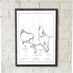 MG Global Print Poster of Old Huntington Bay NY 1889 Old Long Island Sound Harbors 368 | 11x17 12x18 16x24 24x36 Unframed Historical Wall Art for Gift | Vintage Antique Rustic Home Office Decor