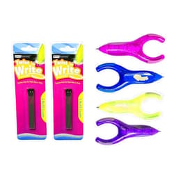 Homyl PenAgain Twist 'n Write Pencil Assorted Colors 4 Count (00071) Bundle with 10 Count Refills