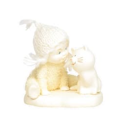 Department 56 Snowbabies Classics Chatty Catties Figurine, 3 Inch, White
