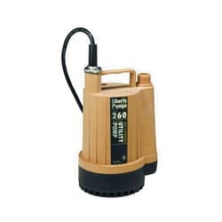 Liberty Pumps 260 1/6-Horse Power 3/4-Inch Discharge Submersible Utility Pump