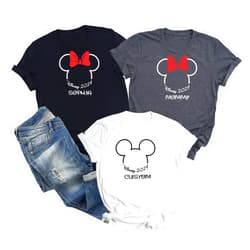 PUKKA US Personalized Disney 2024 Shirt, Custom Name Disney Family Shirt, Family Vacation T shirt, Best Birthday Gift