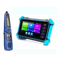 EVERSECU CCTV IP Camera Tester Monitor with Cable Tracer, 8MP AHD CVI TVI CVBS IP Camera Test 4K HD Display Video Monitor 5inch IPS Touch Screen IPC Tester with POE PTZ WiFi RS485 HDMI & VGA Input