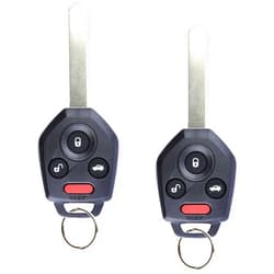 KeylessOption 2X KeylessOption Keyless Entry Remote Head Car Key Fob Control 4-Button High Security Replacement for 2011-2014 Subaru Legacy Outback (CWTWB1U811, 57497AJ10A, 4D 60)