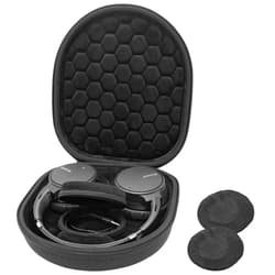 ProCase Hard Case for Sony WH-CH720N/ WH-CH710N/ WH-CH520/ WH-CH510/ WH-1000XM5/ WH-1000XM4/ WHXB910N/ Bose 700 Noise Cancelling Wireless Headphones, Travel Carrying Bag with 2 Dust Covers -Black